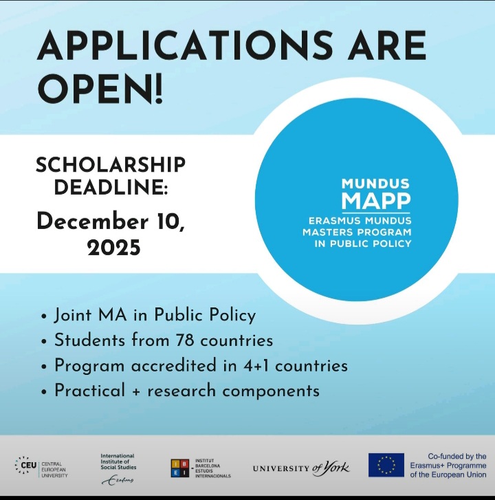Erasmus Mundus Masters Program in Public Policy